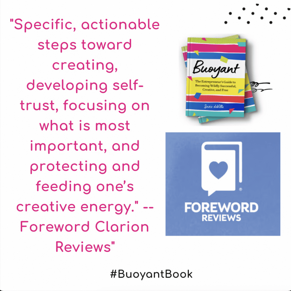 Quote about how to live boldly; "Specific, actionable steps toward creating, developing self-trust, focusing on what is most impoerant, and protecting and feeding one's creative energy" -- Foreword Clarion Reviews